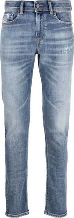 Diesel Heren 1979 Sleenker Denim Faded Jeans (Lichtblauw)