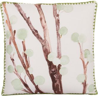 KASANOVA Cuscino divano 45x45 cm foglie verdi