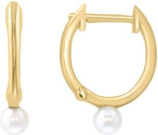Effy Freshwater Pearl Huggie Earrings in White at Nordstrom Rack