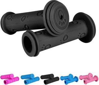 OEM Brenzoos, Manillar Para Bicicleta, Amortiguadores, Negros, Manillar Antideslizante, Adecuado Para Patinetes Y Bicicletas De Equilibrio