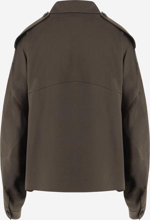 Khaite Womens Silk Shirt Pinecone