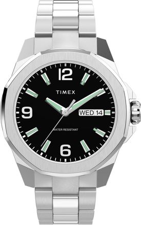 Timex Trend Essex Heren Horloge Zilverkleurig TW2W92700