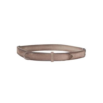 Orciani Cloudy Nobuckle Suede Belt - unisex - Riemen - Bruin - ONE Size - Leer - Accessoires