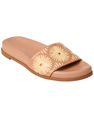Jack Rogers Somerset Raffia & Leather Sandal