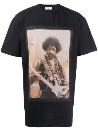Ih Nom Uh Nit Jimi Hendrix printed T-shirt - men - Cotton - L - Black