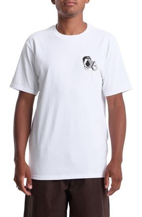 Volcom Aura Cotton Graphic T-Shirt in White at Nordstrom, Size X-Large