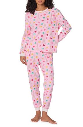 Bedhead Pajamas Long Sleeve Stretch Jersey Pajamas in Eiffel For You at Nordstrom, Size X-Large