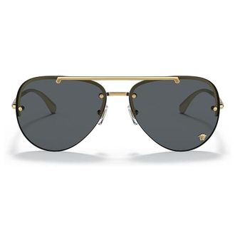 Versace VE2231100287 Aviator Rimless Sunglasses - Gold
