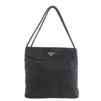 Prada Black Nylon Tote Bag (Pre-Owned)