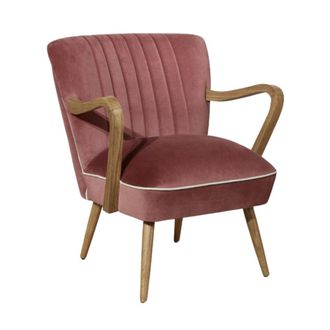 Robin des Bois Sill&oacute;n de caucho y terciopelo rouge sienne
