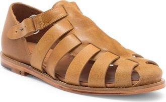 John Varvatos Antwerp Fisher Sandal in Sienna Brown at Nordstrom, Size 10.5