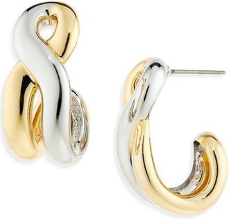 Demarson Odell Hoop Earrings in Gold at Nordstrom