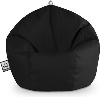 Happers Happers - Puff Pelota Polipiel Exterior Negro
