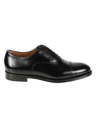 Doucal's Cap Toe Smooth Calf Leather Oxford Shoes