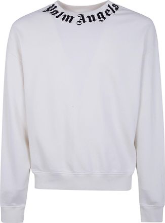 Palm Angels Neck Logo Regular Crew