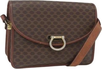 Celine Pre-owned Cross Body Bags, female, Brown, Size: ONE SIZE Pre-owned Plastic Cross Body Bag