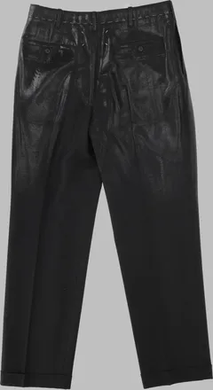 Maison Margiela Virgin Wool Tailored Trousers - Black