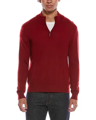 Quinn Merino Wool 1/4-Zip Mock Neck Sweater