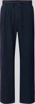 Mc Neal Leinenhose mit elastischem Bund in Eisblau, Gr&ouml;&szlig;e XXL