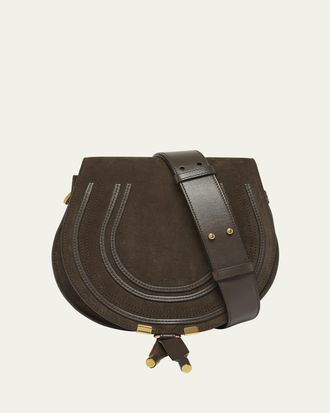 Chlo&eacute; Marcie Crossbody Bag in Calfskin Suede