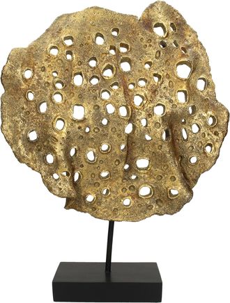 Schubiger M&ouml;bel Objekt Coral, Gold H: 42 cm