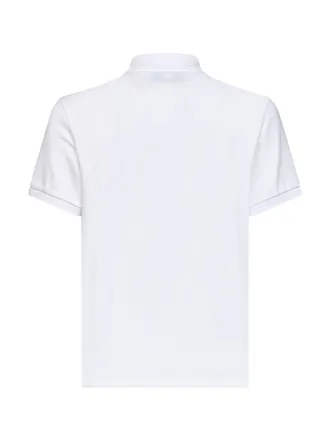 Ami Mens Polo Shirt Ami De Coeur White Cotton T-shirts And Polos