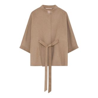 Gustav Dua Wool Coat - - Coats - Donna - Beige - M