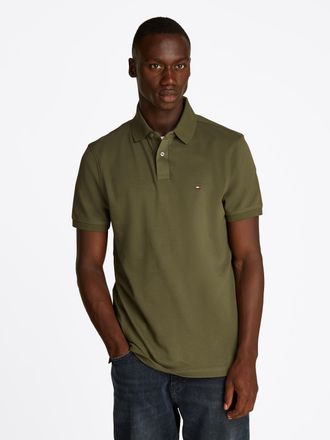 Tommy Hilfiger Poloshirt TOMMY HILFIGER 1985 REGULAR POLO, Herren, Gr. XXL, gr&uuml;n (army gr&uuml;n), Piqu&eacute;, Obermaterial: 96% Baumwolle, 4% Elasthan, bestickt, unifarben, h