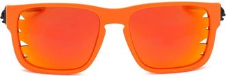 Plein Sport Accessoires, Heren, Oranje, ONE Size, Gaze Zonnebrillen