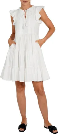 Love Token Bambi Short Dress In White