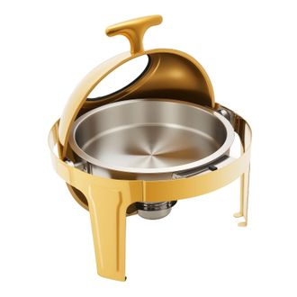 OEM Bandeja Para Servir, Capacidad De 6,34 Cuartos De Gal&oacute;n, Material De Acero Inoxidable 201, Carga M&aacute;xima De 15,4 Libras, 16,9 Pulgadas De Altura, Forma