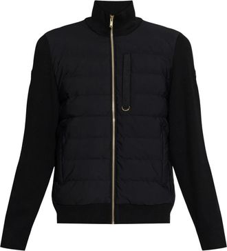 Moose Knuckles Gewatteerde vest - Heren - Vesten - Zwart - L - Leer - Truien & Vesten