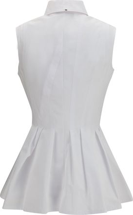 Sportmax Womens Certosa Shirt Bianco Ottico Cotton