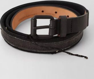Ermanno Scervino leather logo-buckle belt
