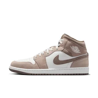 Nike Jordan Mens Air Jordan 1 Mid Shoes in Grey | DQ8426-003