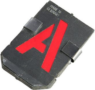 Bonum 936830 - Stencil con lettere dellalfabeto in carattere maiuscolo dalla a-z, grande - Bonum