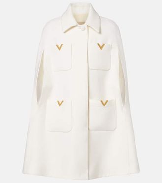 Valentino VGold wool cape