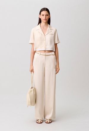 Claudie Pierlot Chemise satin&eacute;e