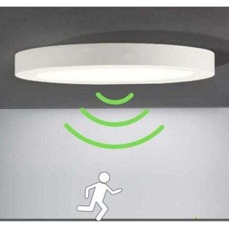 OEM Plafoniera A Led Con Sensore Di Movimento, Illuminazione Automatica Per Esterni, Balcone, Garage, Ingresso, Corridoio, Luce Rotonda, Facile Installazi