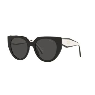 Prada Cat-Eye Zonnebril - Dames - Accessoires - Zwart - Maat: 52 MM
