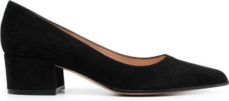 Gianvito Rossi Piper Suede Leren Hakken