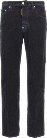 Dsquared2 642 Corduroy Pants - Heren - Slim Fit Broeken - Blauw - XS - Katoen - Broeken