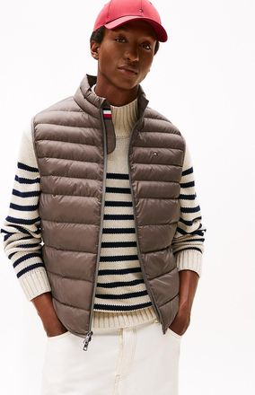 Tommy Hilfiger Mens Lightweight Packable Vest - Grey - XXL