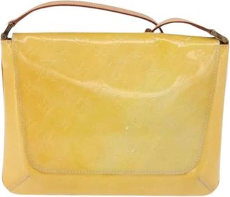 Louis Vuitton Pre-owned Vintage Schoudertas - Dames - Pre-owned - Geel - Maat: ONE Size Leer