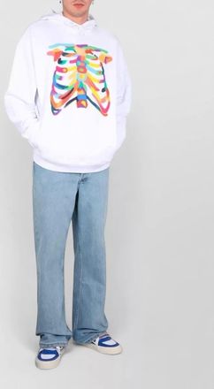 Marcelo Burlon ribbed hoodie