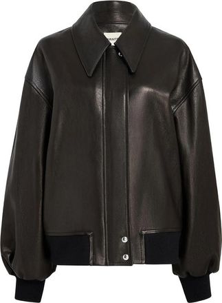 Khaite Shelman Leather Jacket