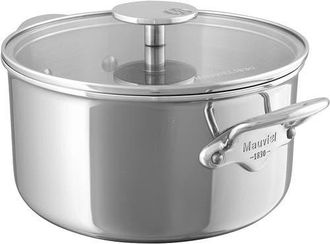Bloomingdale's MCook Stainless Steel Casserole Dish W/Glass Lid, 11 Inch in Silver at Nordstrom