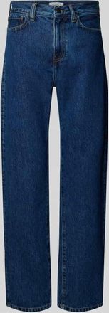 Carhartt Work in Progress Loose Fit Jeans aus reiner Baumwolle Modell Noxon in Dunkelblau, Größe 25