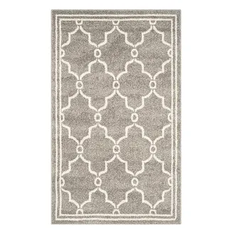 Frontgate Darrin Performance Area Rug - Gray, 5 x 8 - Frontgate
