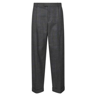 Bottega Veneta Straight Trousers, male, Multicolor, Size: XS Straight Trousers